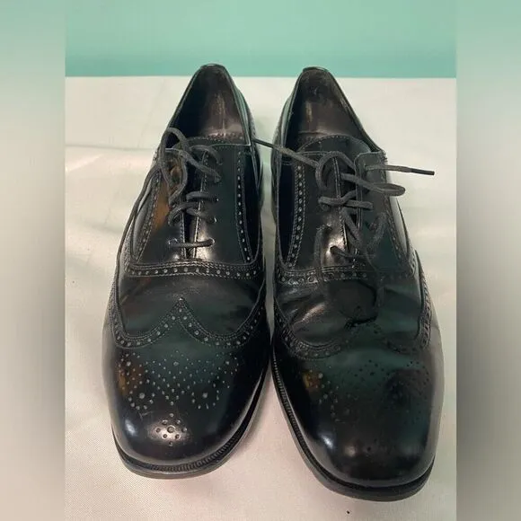 Florsheim Men's black size 13M lace up‎ shoes