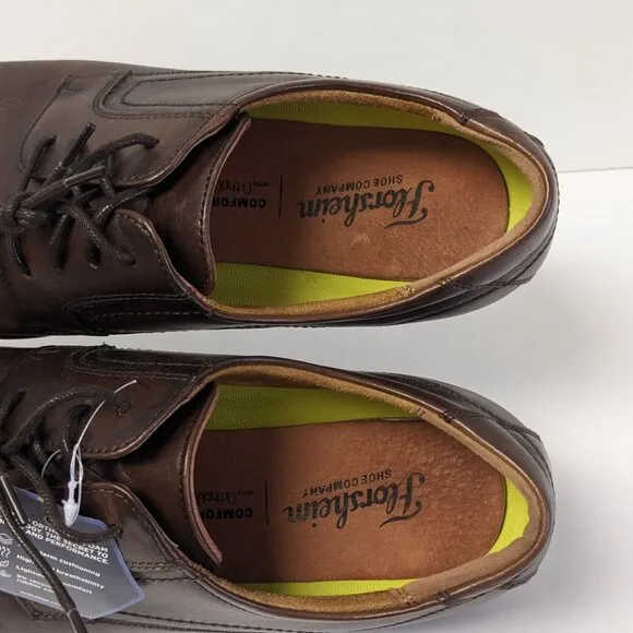 Florsheim Midtown Cap Toe Oxford, Brown Leather, Men's 8.5 3E