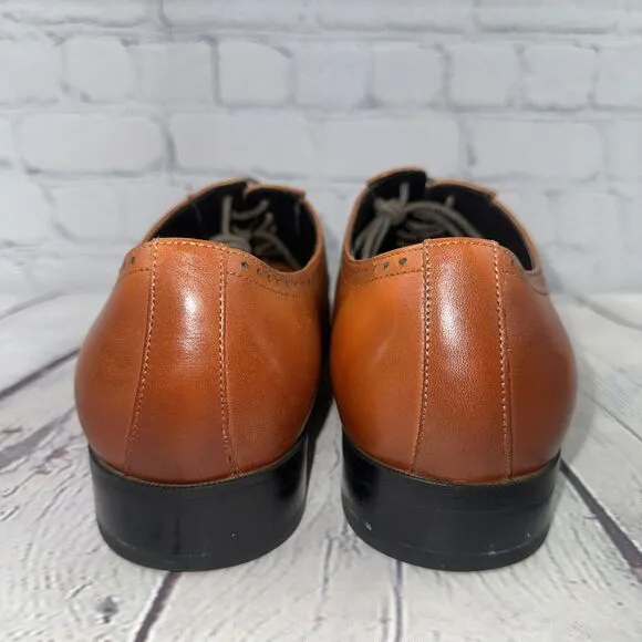 FRASOICUS Mens Dress Designer Shoes with Genuine Leather in Classic Brogue Sz 11