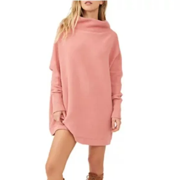 Free People Ottoman Slouchy Tunic Sweater Dress Oversized
