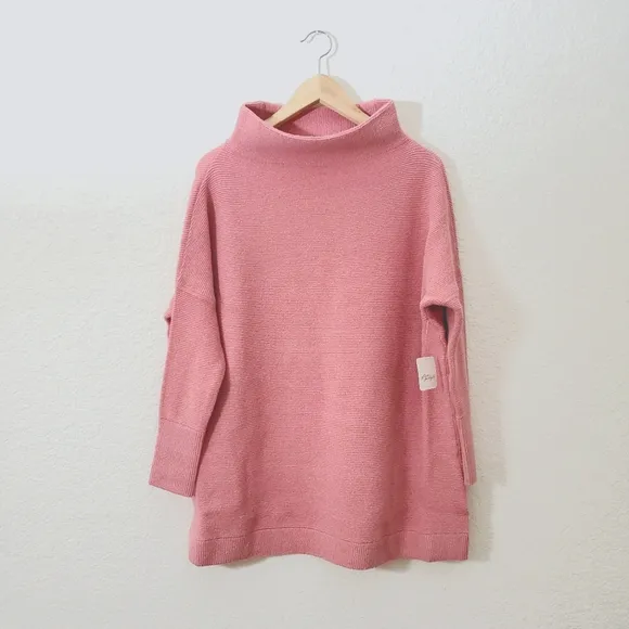 Free People Ottoman Slouchy Tunic Sweater Dress Oversized