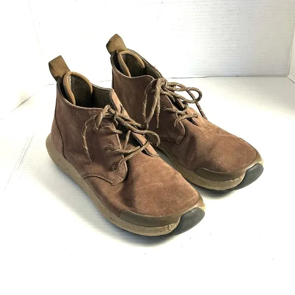 Free Waters Freeland Boot Shoes Mens Size 12 Brown Suede Hiking Gorpcore
