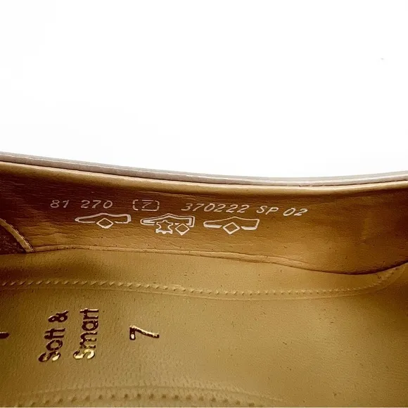 Gabor 95.310.74 Antikrosa Nude Platform Patent Leather Heels 7