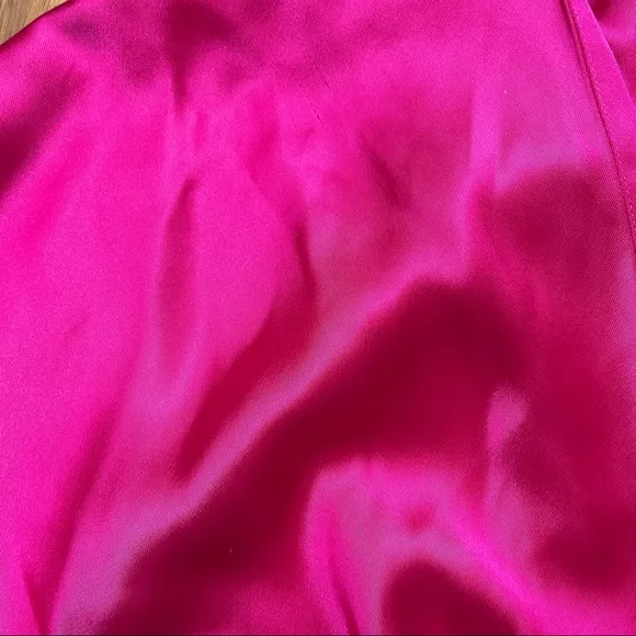 Gauge 81 Shibu Draped Satin Pink Dress Size XS
