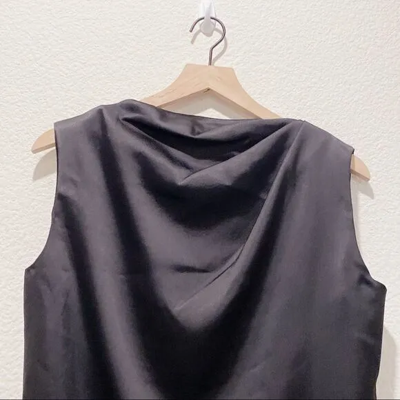 GAUGE81 Cali Satin Mini Sheath Dress Black Size Extra Small
