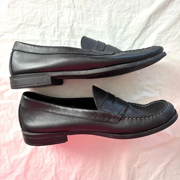 G.H. Bass &amp; Co. Black Leather Penny Loafers SZ 10 NWOT
