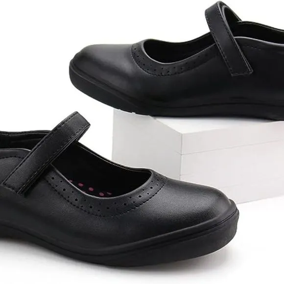 Girls Mary Jane Flats School Uniform Dress Shoes