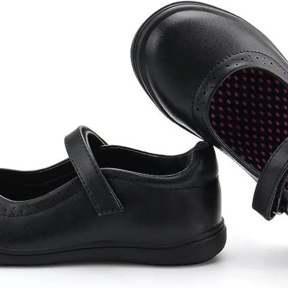 Girls Mary Jane Flats School Uniform Dress Shoes