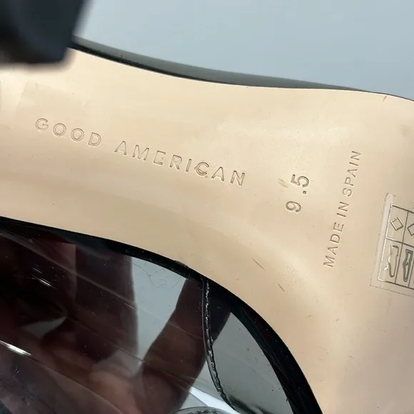Good American High Heel Pump Cinderella Style GA275P-X Size 9.5  Lucite
