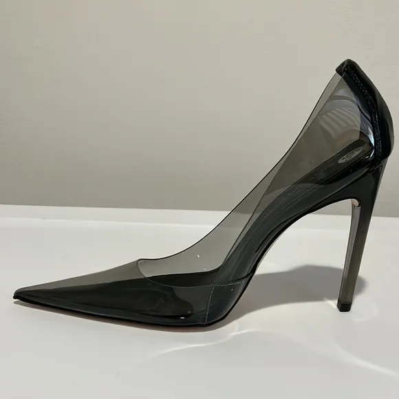 Good American High Heel Pump Cinderella Style GA275P-X Size 9.5  Lucite