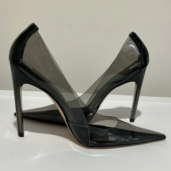 Good American High Heel Pump Cinderella Style GA275P-X Size 9.5  Lucite
