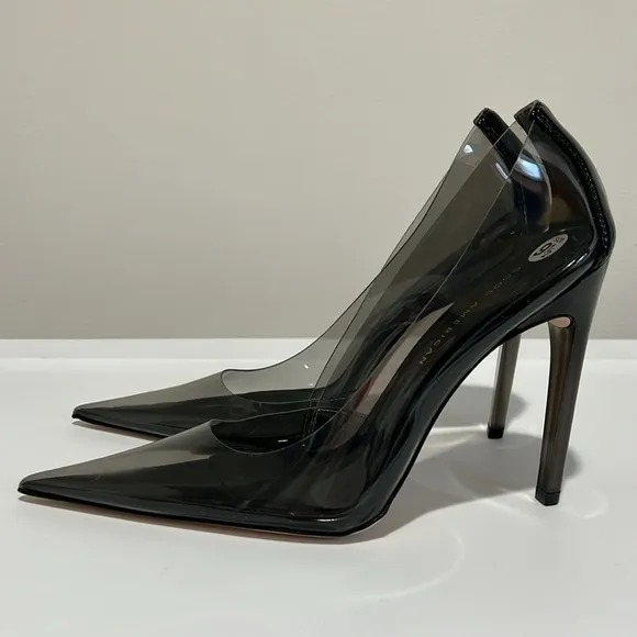 Good American High Heel Pump Cinderella Style GA275P-X Size 9.5  Lucite
