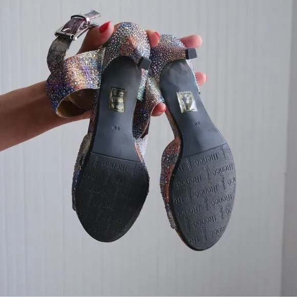 Gorgeous! Bejeweled J. Renee dancing sandals