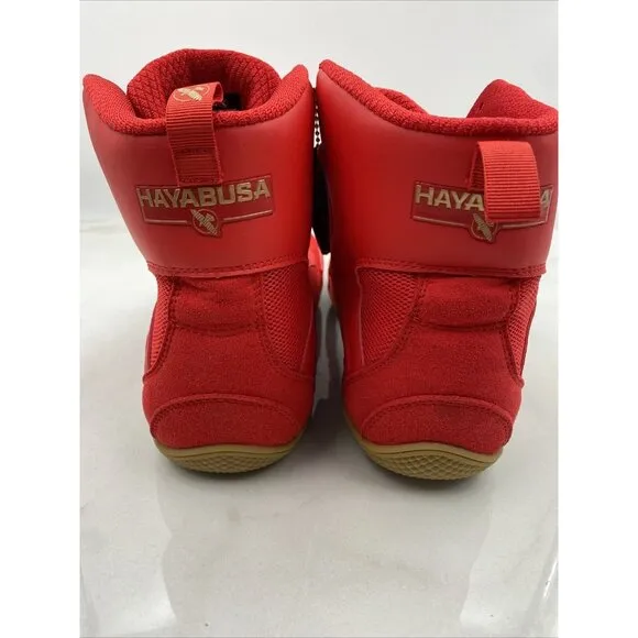 Hayabusa Shoes Men Sz 9 Pro Boxing Shoe Red &amp; Gold