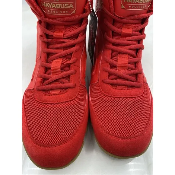 Hayabusa Shoes Men Sz 9 Pro Boxing Shoe Red &amp; Gold