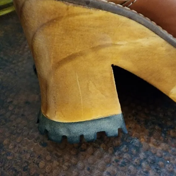 Hey Girl by Corkys Block Party Platforms in Camel