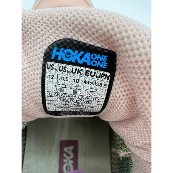 Hoka One One Anacapa Low GTX Peach Whip 1136670-PWWM Men Shoes Size 10.5📦