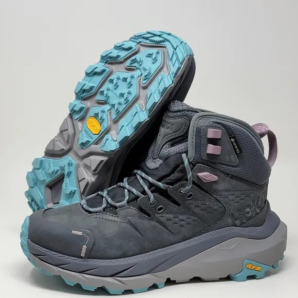 Hoka One One Kaha GTX Mid 1123156-CCSH Women's Size 8B Vibram Hiking Shoes New