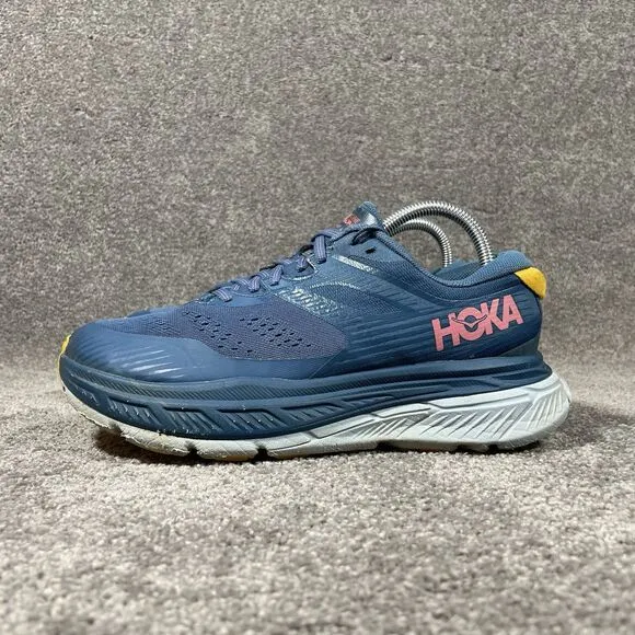 Hoka One One Stinson ATR 6 Blue Athletic Running Shoes 1110507 MBSF Women’s Sz 8