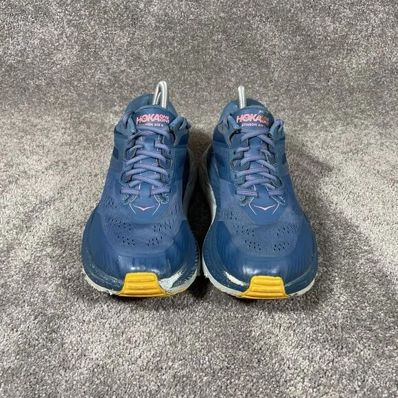 Hoka One One Stinson ATR 6 Blue Athletic Running Shoes 1110507 MBSF Women’s Sz 8
