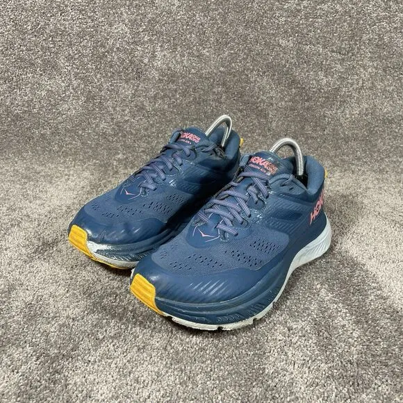 Hoka One One Stinson ATR 6 Blue Athletic Running Shoes 1110507 MBSF Women’s Sz 8