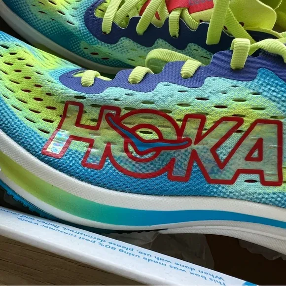 Hoka One One U Cielo FlyX Track Spike Shoes running pole vault NEW NIB 8.5 7