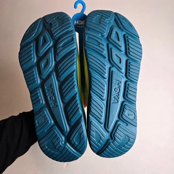 Hoka Ora Recovery Slide 3 Unisex Size M12/W14 Evening Primrose Deep Lagoon
