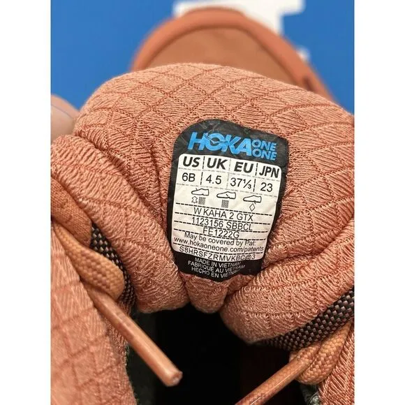 Hoka One Kaha 2 Mid GTX Gore-Tex Hiking Shoes 1123156 / SBBCL Women's Sz 6 NEW