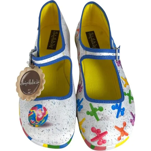 Hot Chocolate Design Chocolaticas Rainbow Jax Maryjane Flats Shoes EU 40 US 10