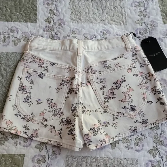 💙HP💙 Rag &amp; Bone Ellie CottonTwill Floral Hi-Rise Shorts