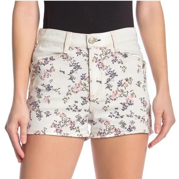 💙HP💙 Rag &amp; Bone Ellie CottonTwill Floral Hi-Rise Shorts