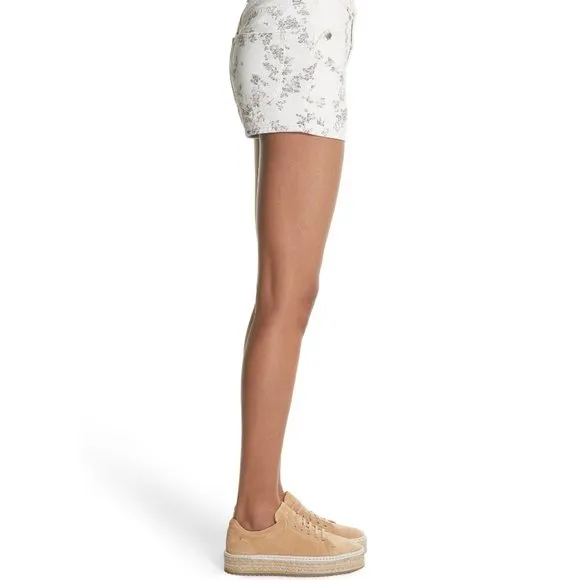 💙HP💙 Rag &amp; Bone Ellie CottonTwill Floral Hi-Rise Shorts