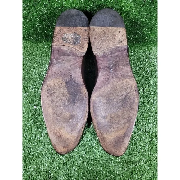 HUGO BOSS Selection Brown Leather Cap‎ Toe Dress Shoes Mens Size US 10 Italy