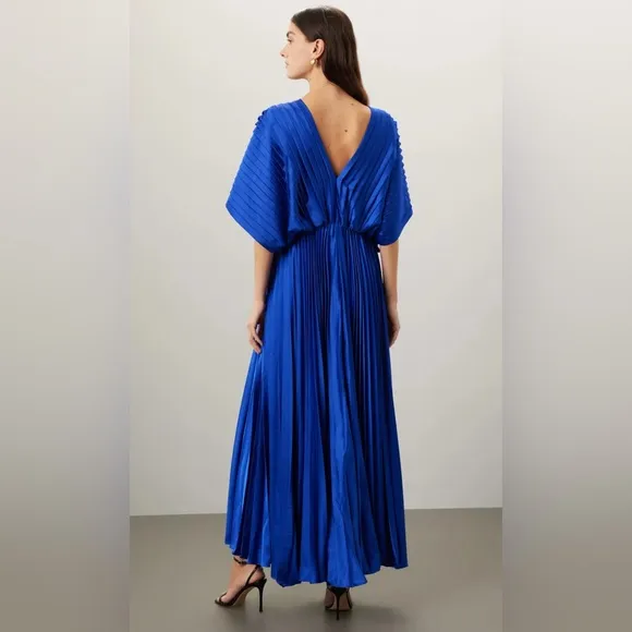 Hutch Colbalt pleated Dress size Small