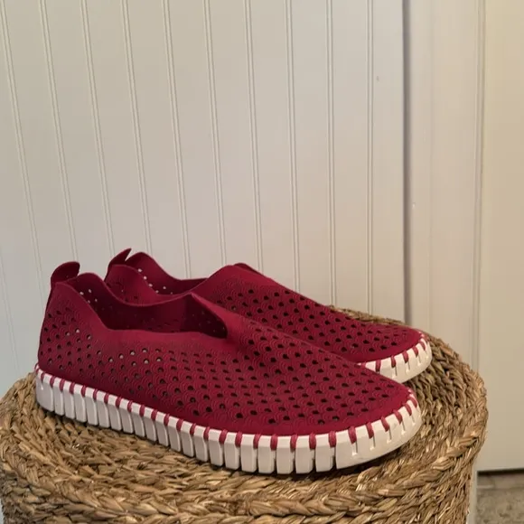 Ilse Jacobsen Tulip Red Flats - 40 - Great Condition