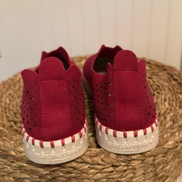 Ilse Jacobsen Tulip Red Flats - 40 - Great Condition