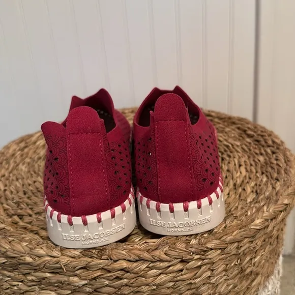 Ilse Jacobsen Tulip Red Flats - 40 - Great Condition