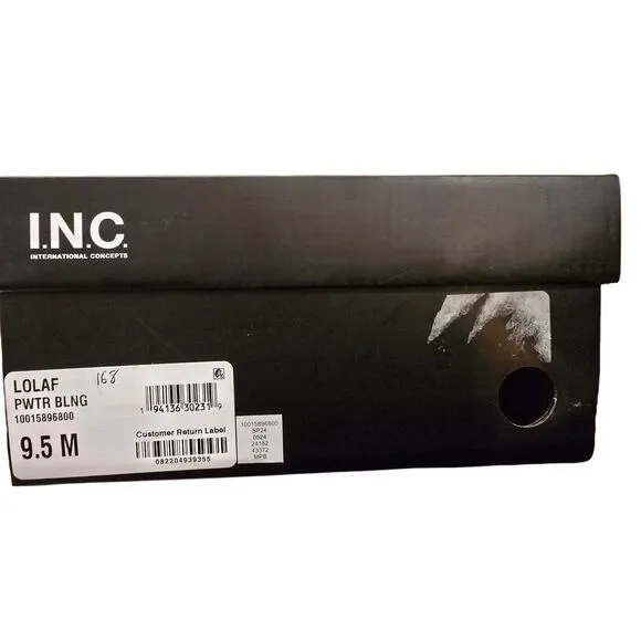 I.N.C. International Concepts Lola Rhinestone Sneakers Black New Size 9.5