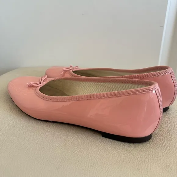 J. Crew Zoe Pink Patent Leather Ballet Flats Shoes Women’s Size 8.5