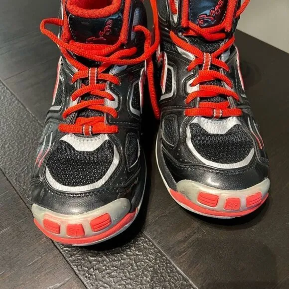 JB Rags Men shoes black/red size 8.5