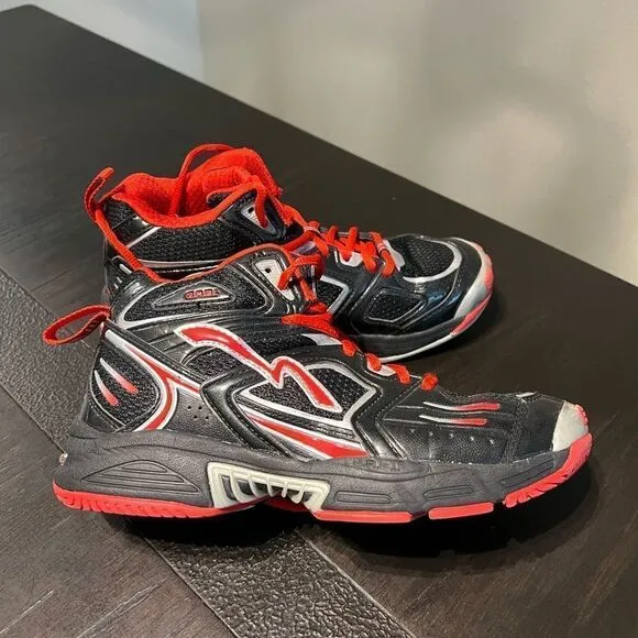 JB Rags Men shoes black/red size 8.5