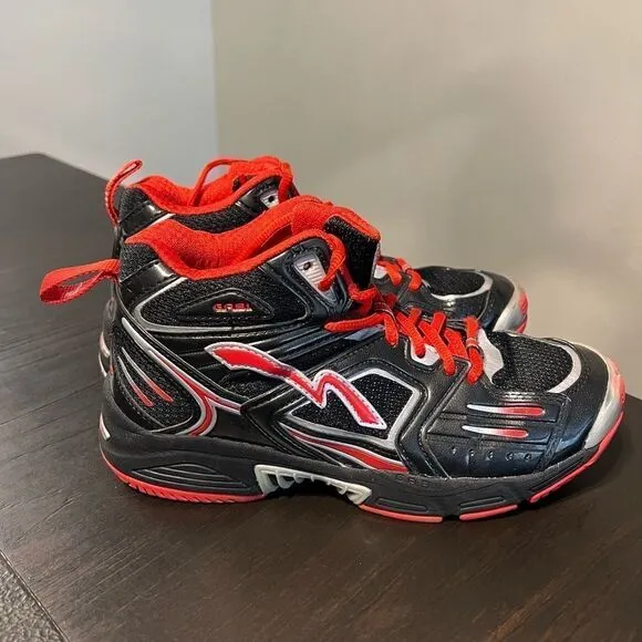 JB Rags Men shoes black/red size 8.5