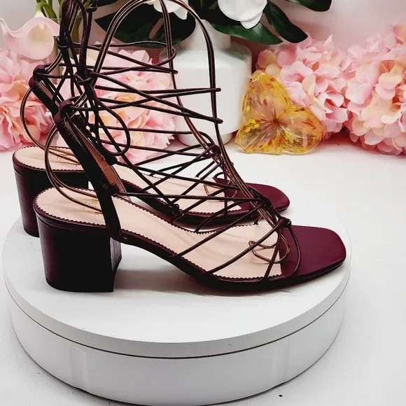 J.Crew Odette Knotted Sandals In Leather Size 8