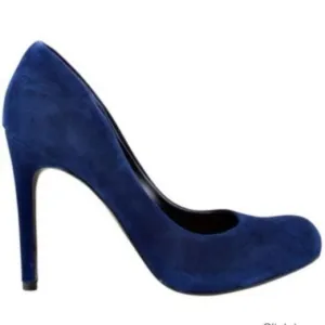 Jessica Simpson High Heels Pumps Blue Suede