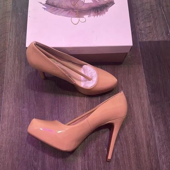 Jessica Simpson Women's Sand Dune Patent JS-PARISAH High Heels Shoes Size 8M