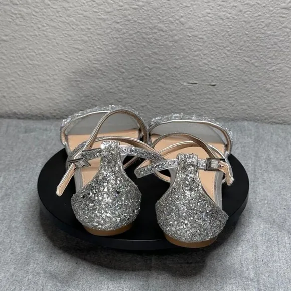 Jewel Badgley Mischka Tessy Satin Evening Sandal Size 6