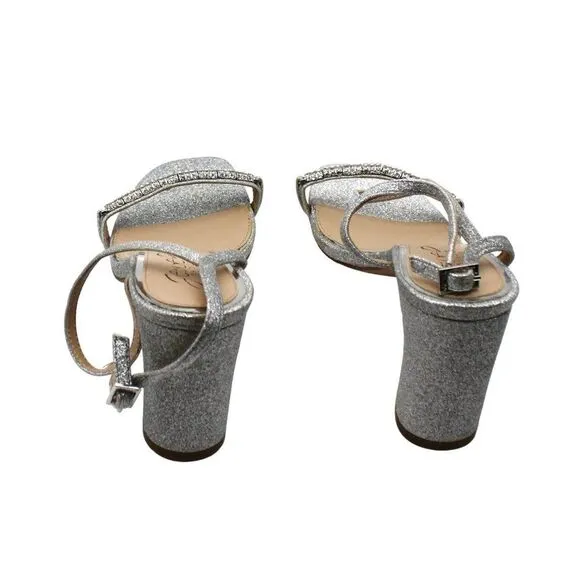 Jewel Badgley Mischka Women's Charlee Embellished Evening Sandals