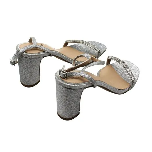 Jewel Badgley Mischka Women's Charlee Embellished Evening Sandals