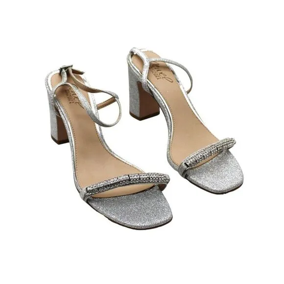 Jewel Badgley Mischka Women's Charlee Embellished Evening Sandals