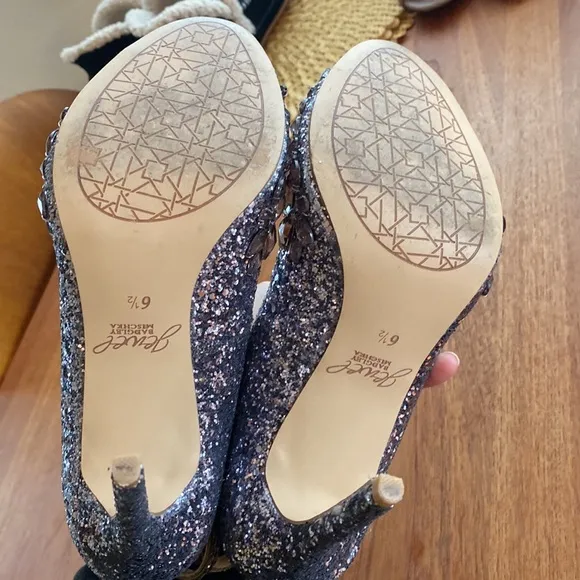 Jewel badgley mishmash crystal sparkle high heels wedding shoes